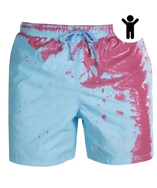 Kids Color Changing Swim Trunks