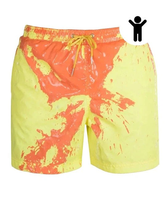 Kids Color Changing Swim Trunks
