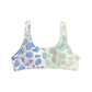 Color Changing Cow Print High Waist Bikini Top