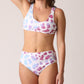 Color Changing Cow Print High Waist Bikini Top