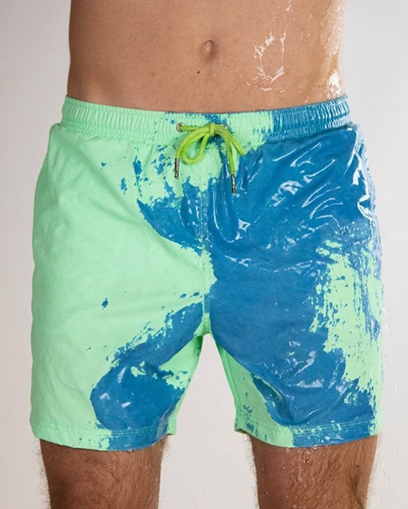 Color Changing Mens Swim Trunks